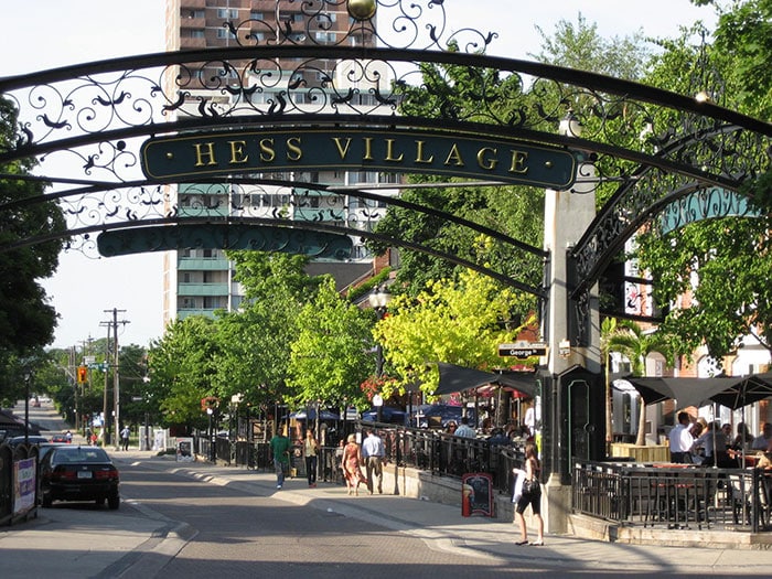 Hess Village, downtown, Hamilton, Ontario